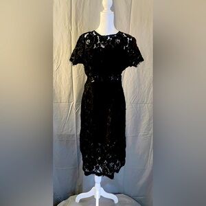 NSR black lace dress.